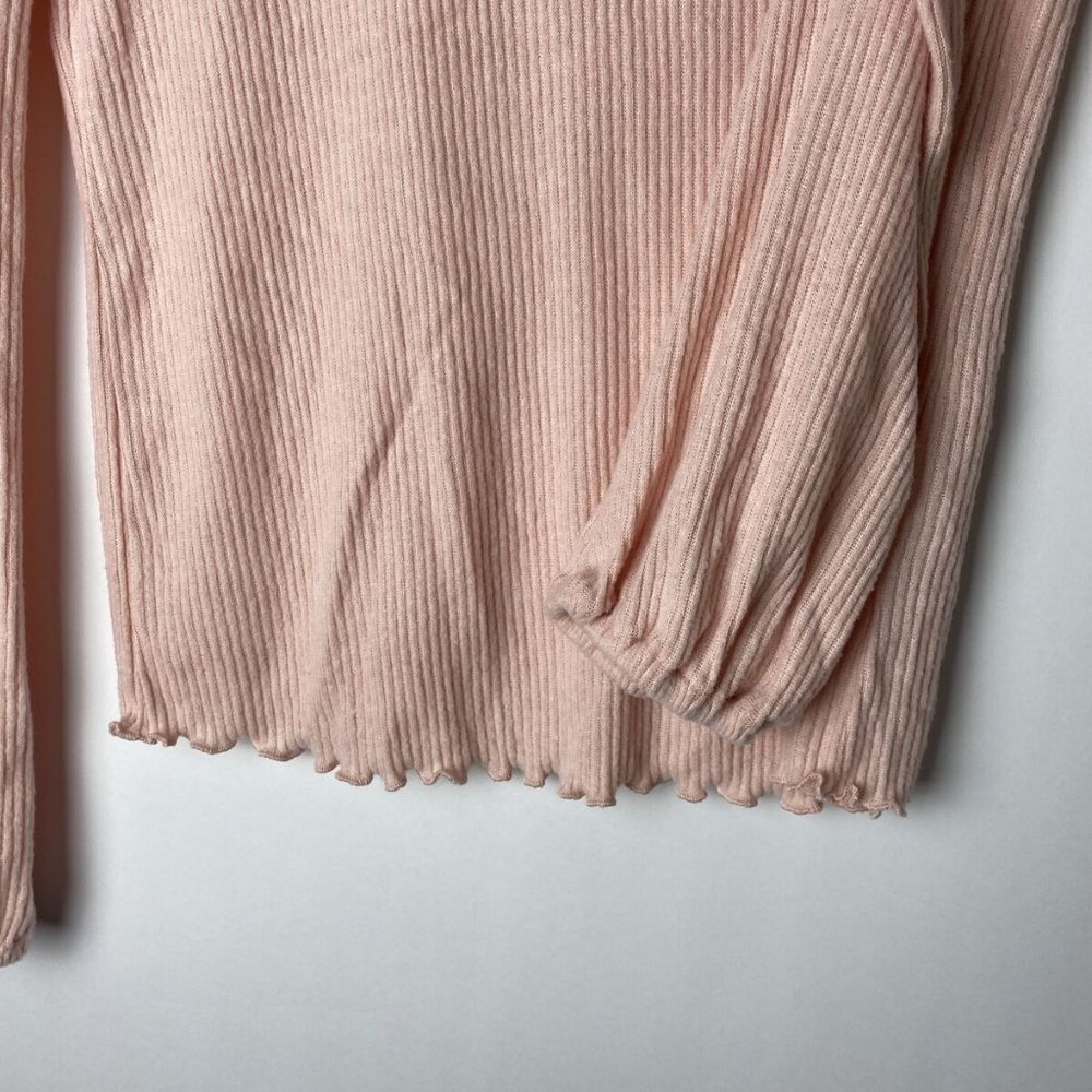 American Rag Long Sleeve Mock Neck Top Size L/XL -Rose Smoke- - Picture 5 of 7